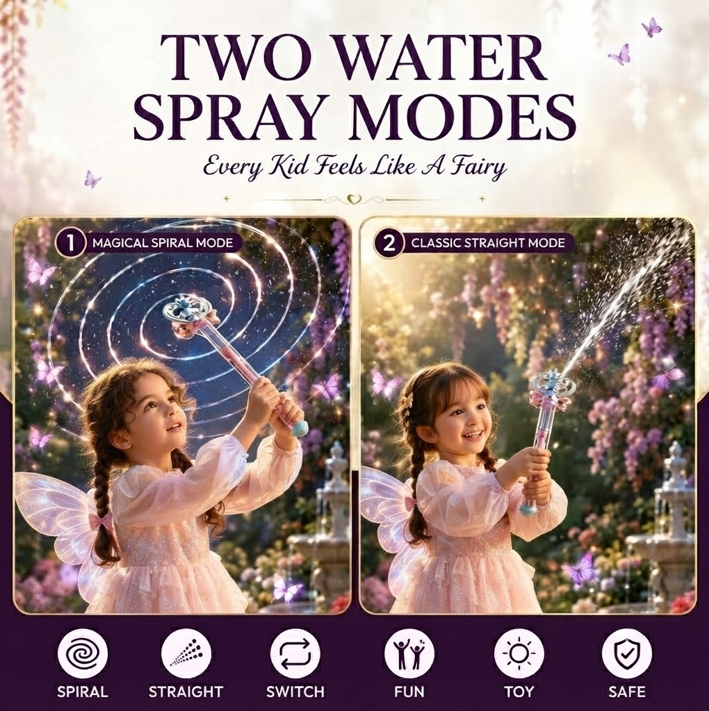 LivLifeGoods™ FairyTwirl Magic Water Wand