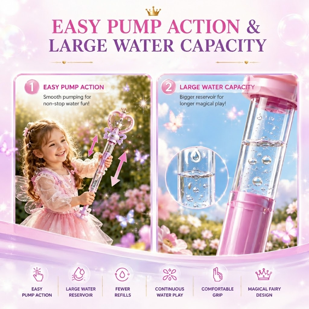 LivLifeGoods™ FairyTwirl Magic Water Wand