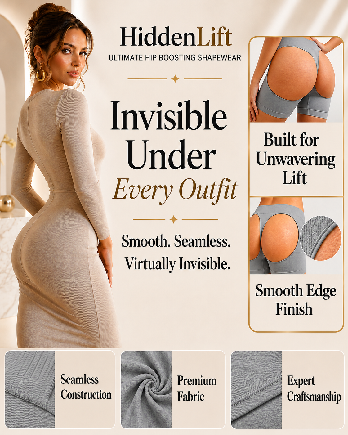 LivLifeGoods™ HiddenLift Ultimate Hip Boosting Shapewear