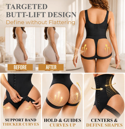 Next2Comfort™ CurveDefine Hip & Waist Adjustable Closure Corset Shaper
