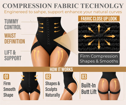 Next2Comfort™ CurveDefine Hip & Waist Adjustable Closure Corset Shaper