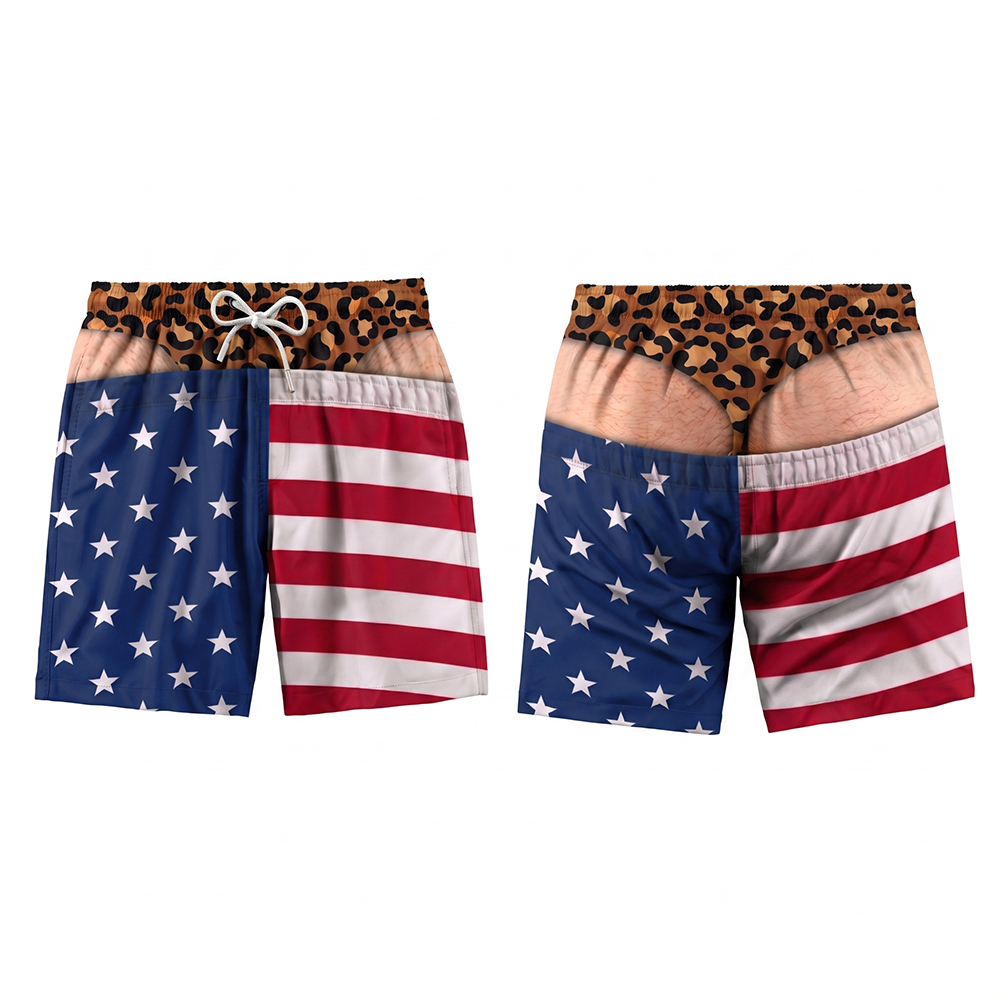 Next2Comfort™ FakeSag Prank Illusion Swim Shorts