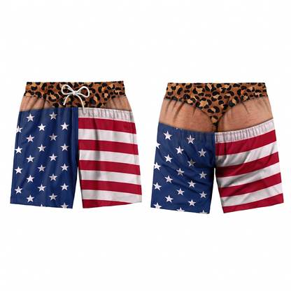Next2Comfort™ FakeSag Prank Illusion Swim Shorts