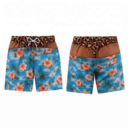 Next2Comfort™ FakeSag Prank Illusion Swim Shorts