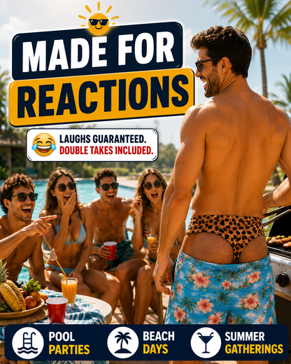 Next2Comfort™ FakeSag Prank Illusion Swim Shorts