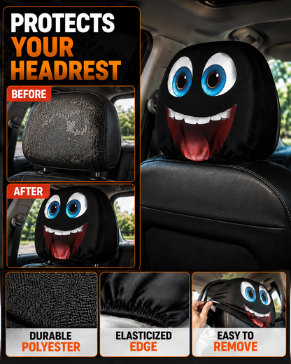 Next2Comfort™ HauntRide Phantom Passenger Car Headrest Cover