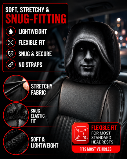 Next2Comfort™ HauntRide Phantom Passenger Car Headrest Cover