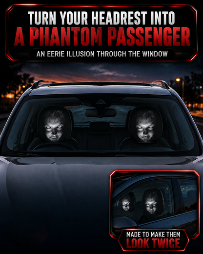 Next2Comfort™ HauntRide Phantom Passenger Car Headrest Cover