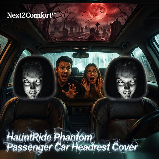 Next2Comfort™ HauntRide Phantom Passenger Car Headrest Cover