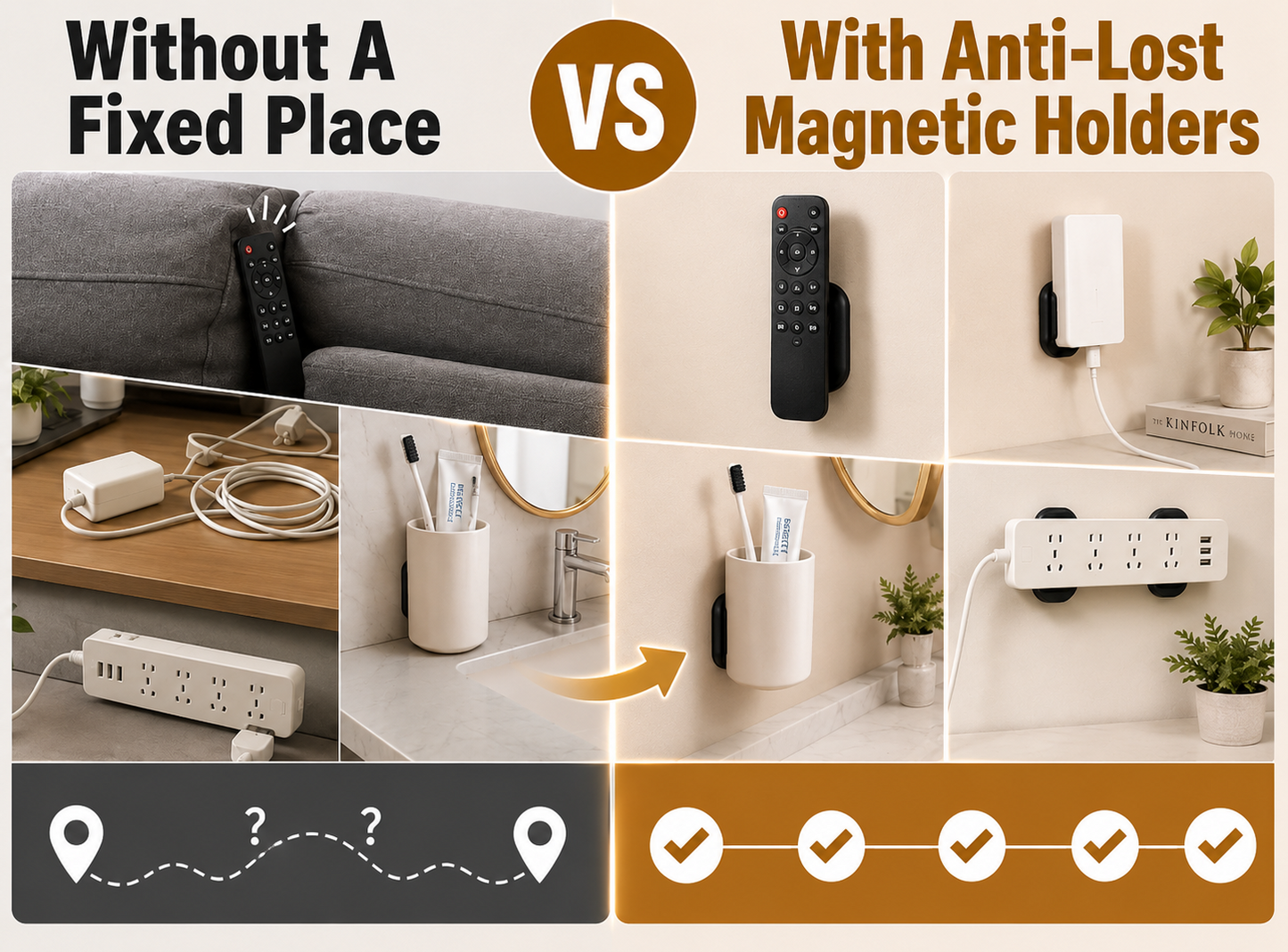 Next2Comfort™ HomeSpot Anti-Lost Magnetic Storage Holder