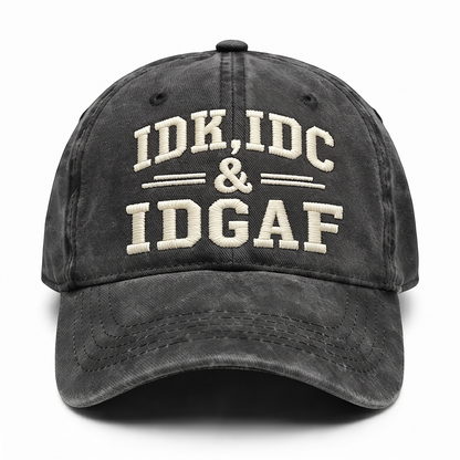 Next2Comfort™ SassStitch Attitude Statement Embroidered Cap
