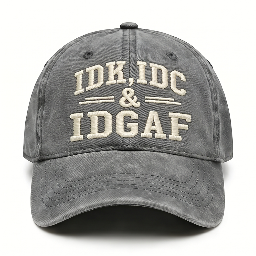 Next2Comfort™ SassStitch Attitude Statement Embroidered Cap