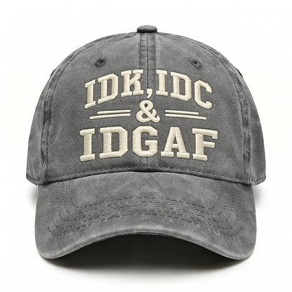 Next2Comfort™ SassStitch Attitude Statement Embroidered Cap
