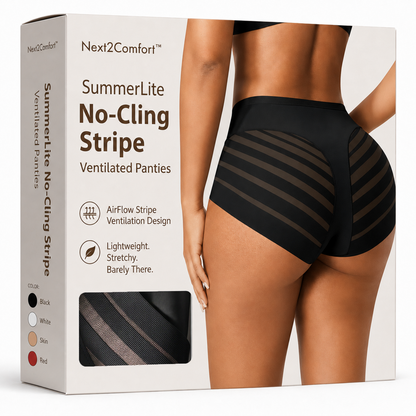 Next2Comfort™ SummerLite No-Cling Stripe Ventilated Panties