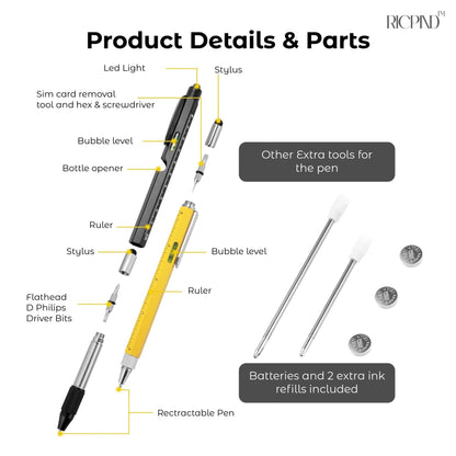 RICPIND 10 in 1 Multi Tool Master Pen