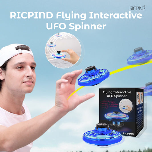 RICPIND Flying Interactive UFO Spinner