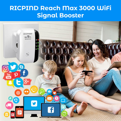 RICPIND Reach Max 3000 WiFi Signal Booster