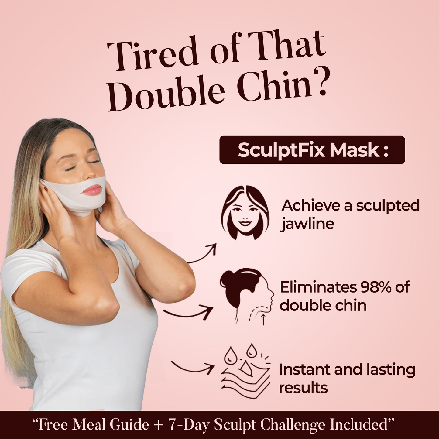ATTDX® SculptFix Mask Infused with Retinol & Collagen 👩 Reveal Your Best Jawline